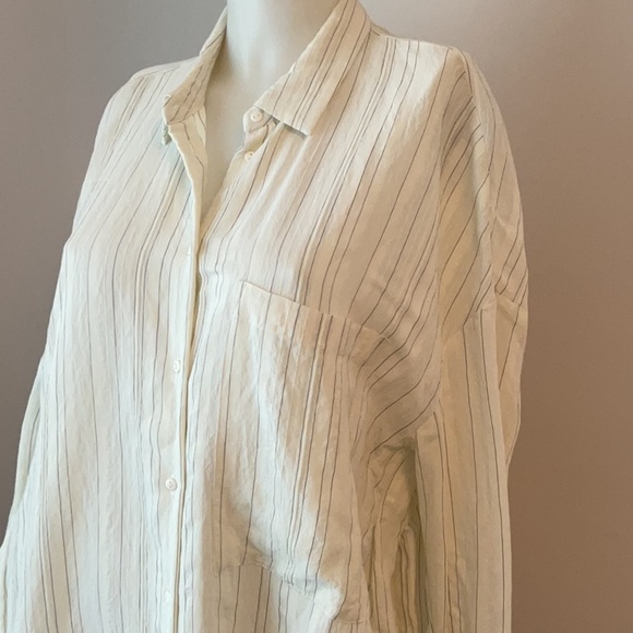 Zara Oversized Tunic Shirt - Picture 3 of 12